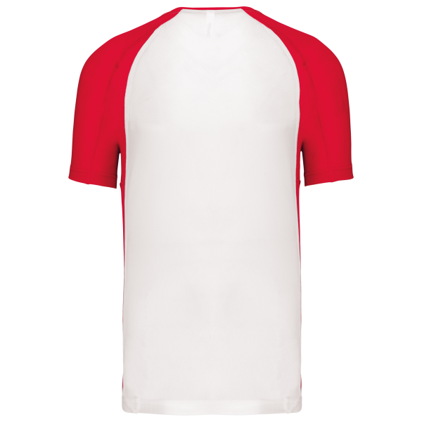 T-shirt de sport bicolore manches courtes unisexe – Image 24