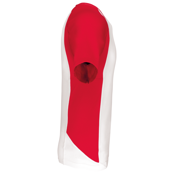 T-shirt de sport bicolore manches courtes unisexe – Image 25