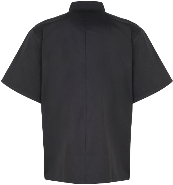 Veste de cuisine manches courtes à boutons pression – Image 2