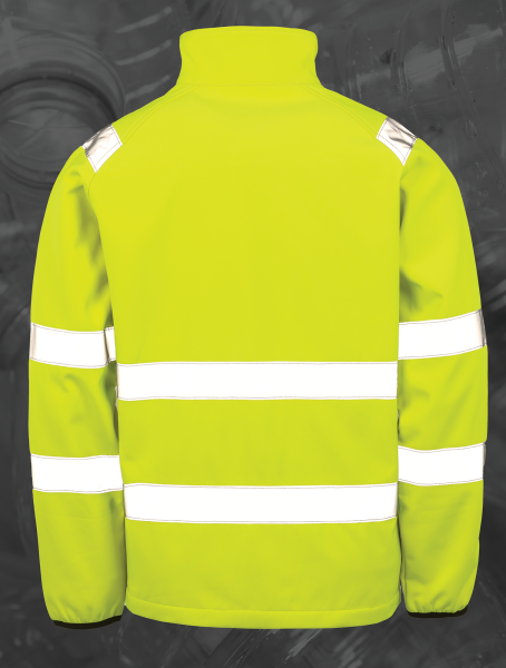 Veste softshell de sécurité recyclée – Image 3