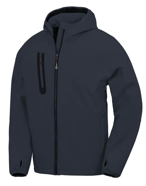 Veste Softshell 3 couches recyclée à capuche unisexe – Image 5