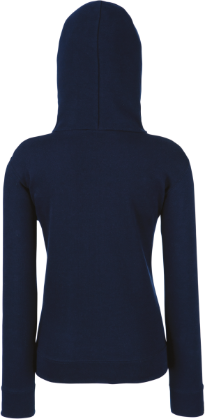Sweat-shirt femme zippé capuche Premium (62-118-0) – Image 4