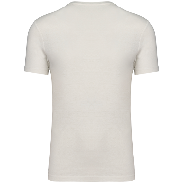 T-shirt écoresponsable en coton bio et lin unisexe – Image 11