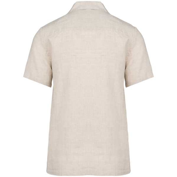 Chemise à col bowling en lin homme – Image 8