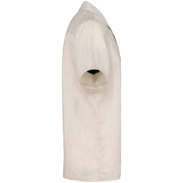 Chemise à col bowling en lin homme – Image 9