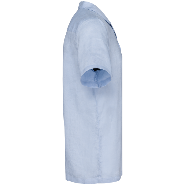 Chemise à col bowling en lin homme – Image 11