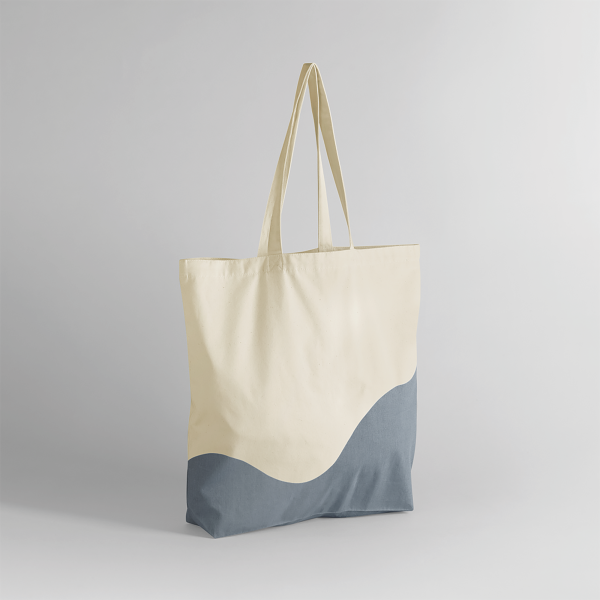 Sac fourre-tout organique à imprimé tourbillon – Image 6