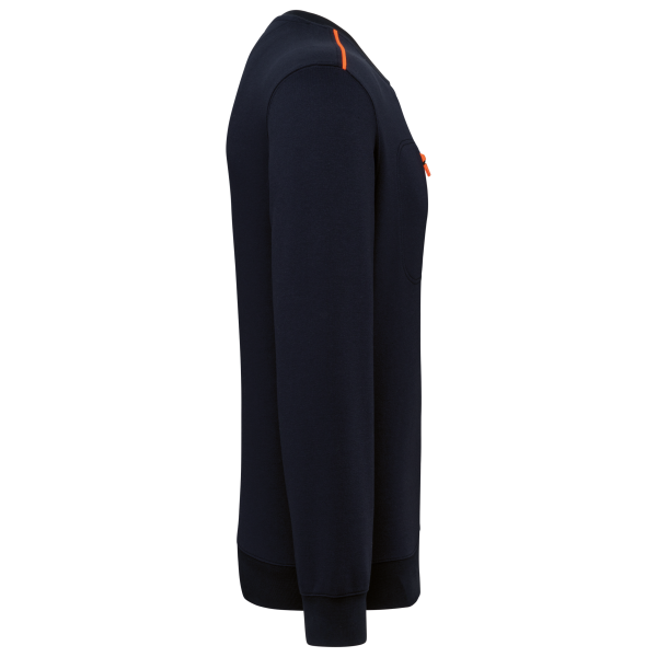 Sweat-shirt Day To Day zip poche contrastée unisexe – Image 36