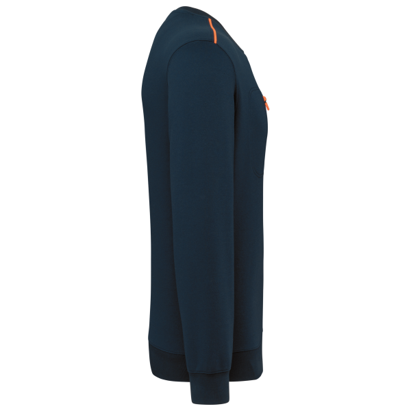 Sweat-shirt Day To Day zip poche contrastée unisexe – Image 38