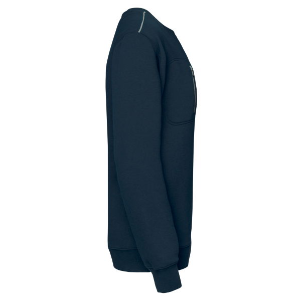 Sweat-shirt Day To Day zip poche contrastée unisexe – Image 42