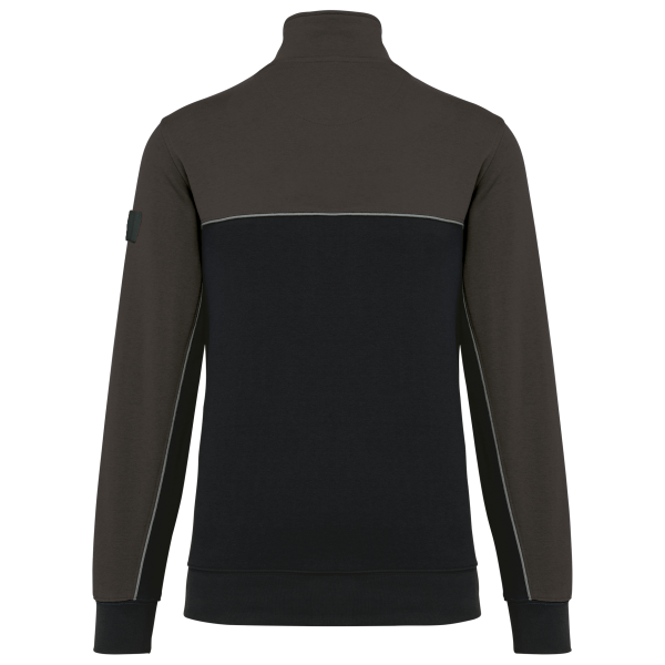 Sweat-shirt écoresponsable col zippé unisexe – Image 13