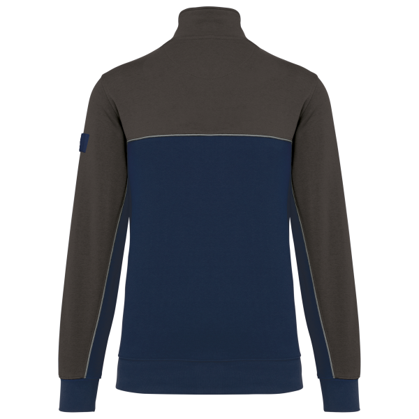 Sweat-shirt écoresponsable col zippé unisexe – Image 23