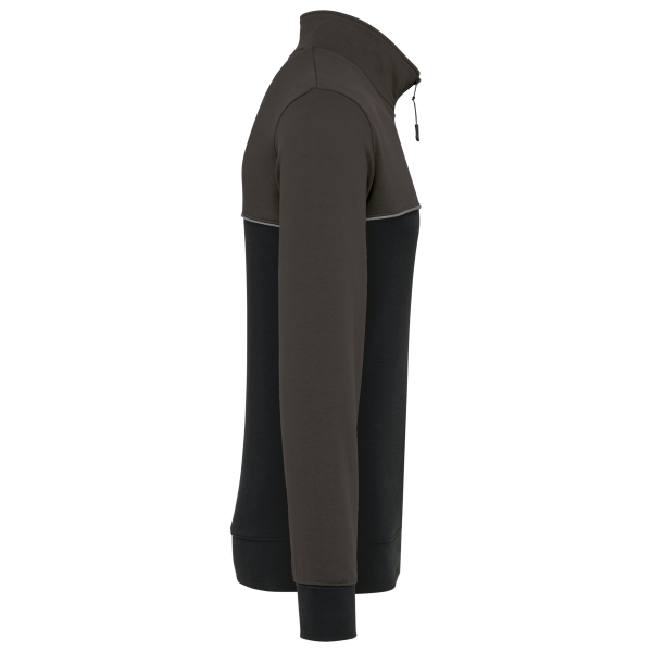 Sweat-shirt écoresponsable col zippé unisexe – Image 14