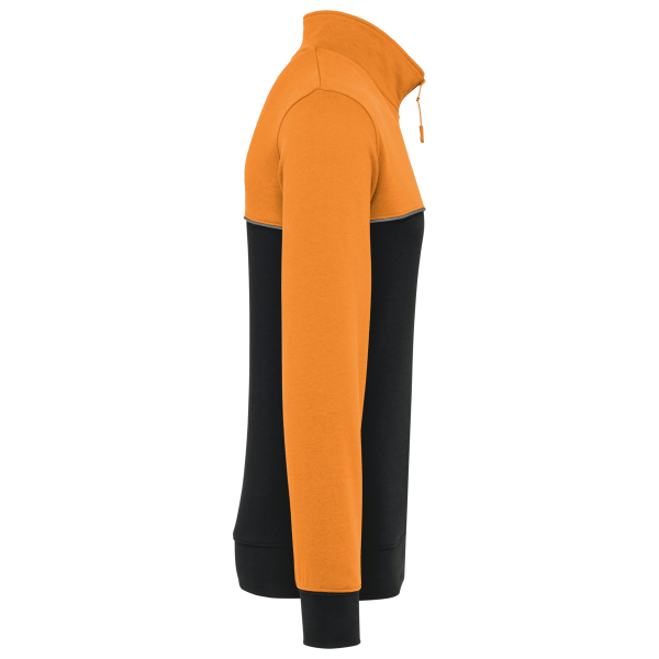 Sweat-shirt écoresponsable col zippé unisexe – Image 18