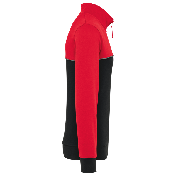 Sweat-shirt écoresponsable col zippé unisexe – Image 20