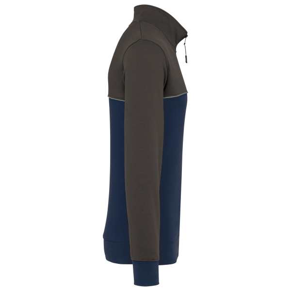 Sweat-shirt écoresponsable col zippé unisexe – Image 24