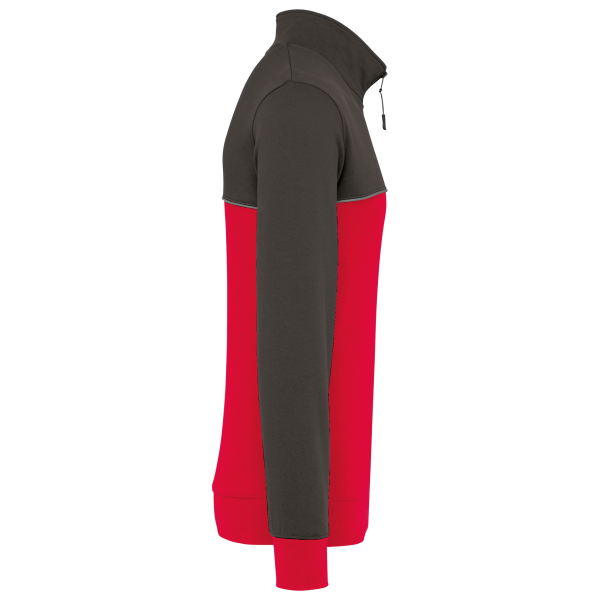 Sweat-shirt écoresponsable col zippé unisexe – Image 28