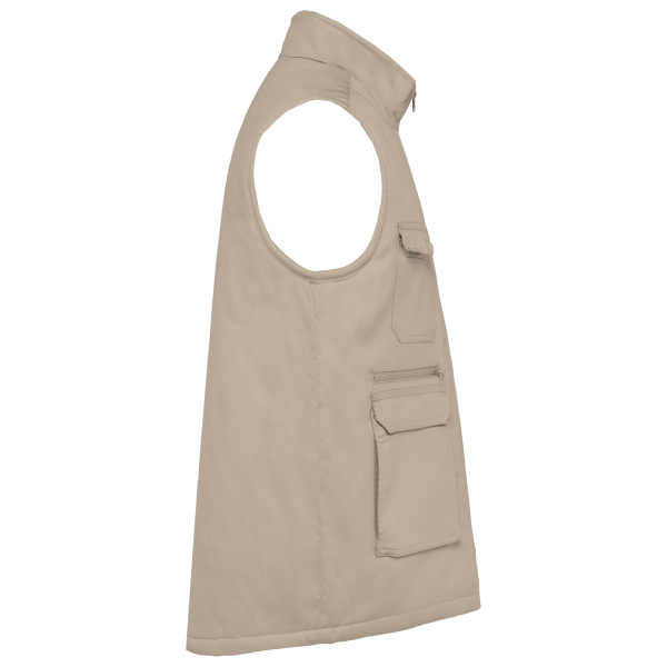 Gilet polycoton multipoches rembourré unisexe – Image 23