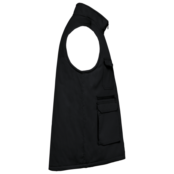Gilet polycoton multipoches rembourré unisexe – Image 25