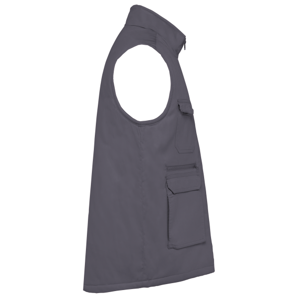 Gilet polycoton multipoches rembourré unisexe – Image 27