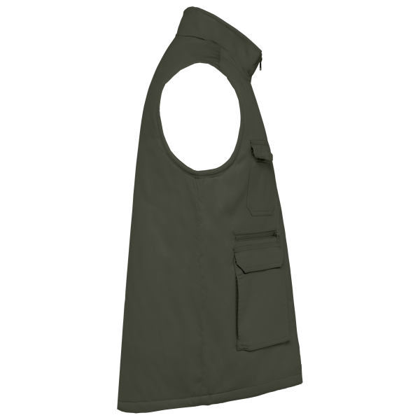 Gilet polycoton multipoches rembourré unisexe – Image 31