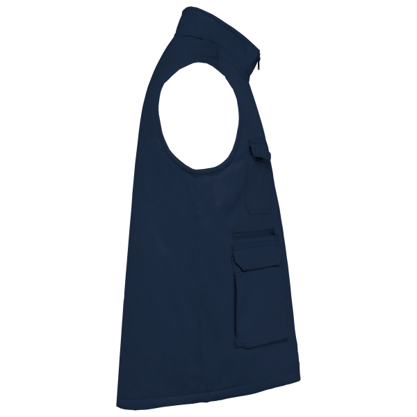 Gilet polycoton multipoches rembourré unisexe – Image 35