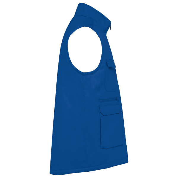 Gilet polycoton multipoches rembourré unisexe – Image 39