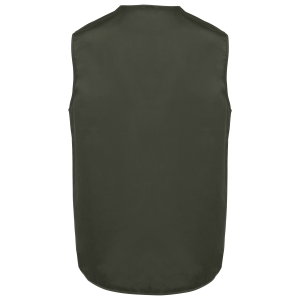 Gilet polycoton multipoches doublé unisexe – Image 25