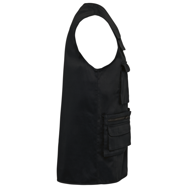 Gilet polycoton multipoches doublé unisexe – Image 22