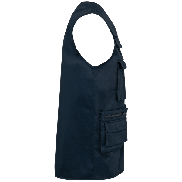 Gilet polycoton multipoches doublé unisexe – Image 28