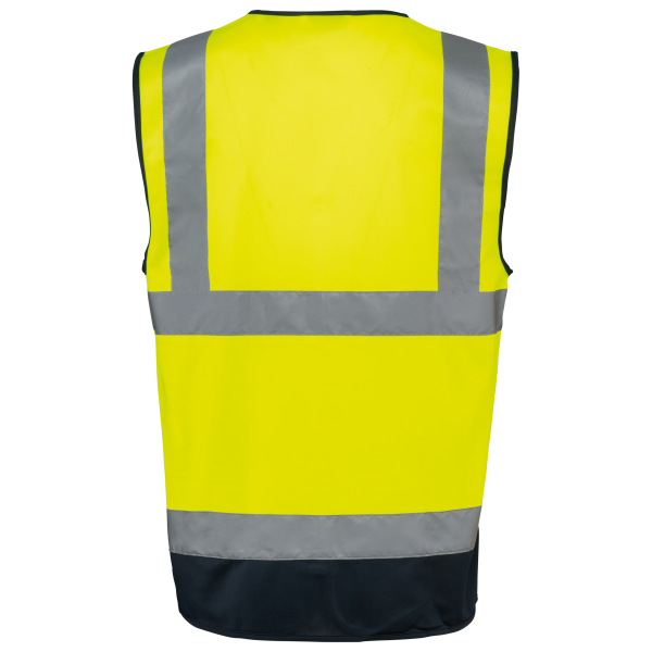 Gilet de sécurité haute visibilité recyclé avec zip unisexe – Image 20