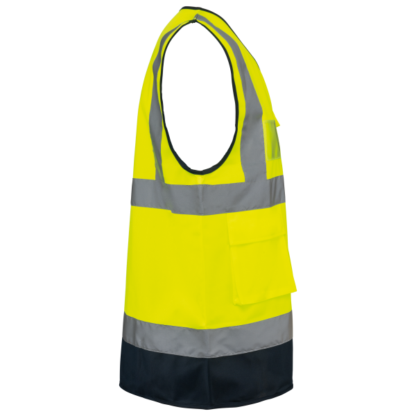 Gilet de sécurité haute visibilité recyclé avec zip unisexe – Image 21