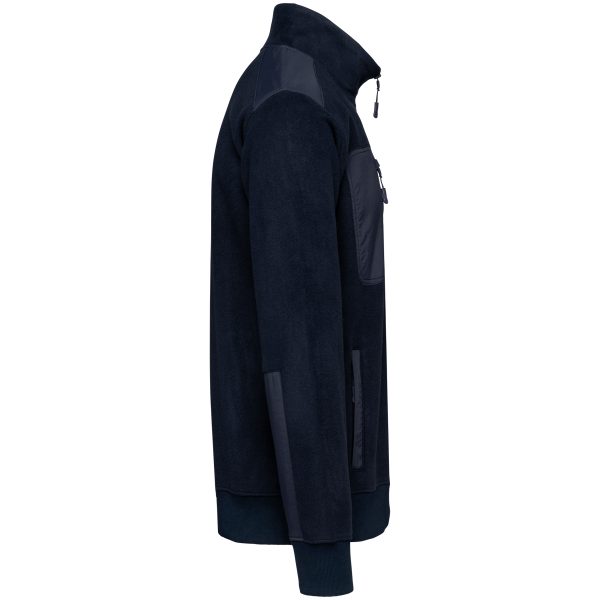 Polaire écoresponsable col zippé unisexe – Image 29
