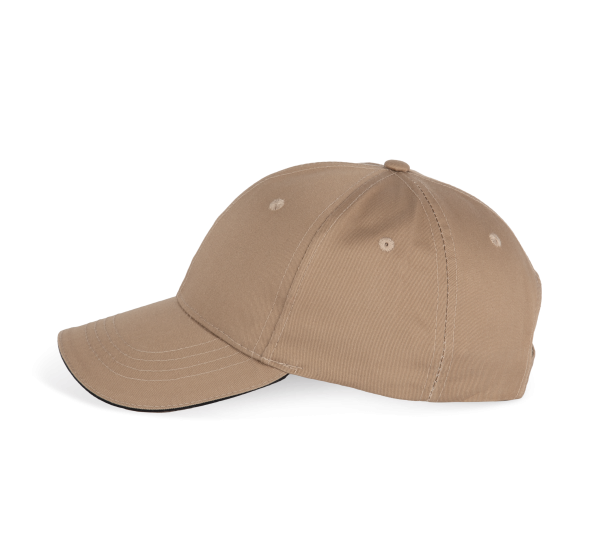Casquette sandwich contrasté 6 panneaux OEKO-TEX® STANDARD 100 – Image 6