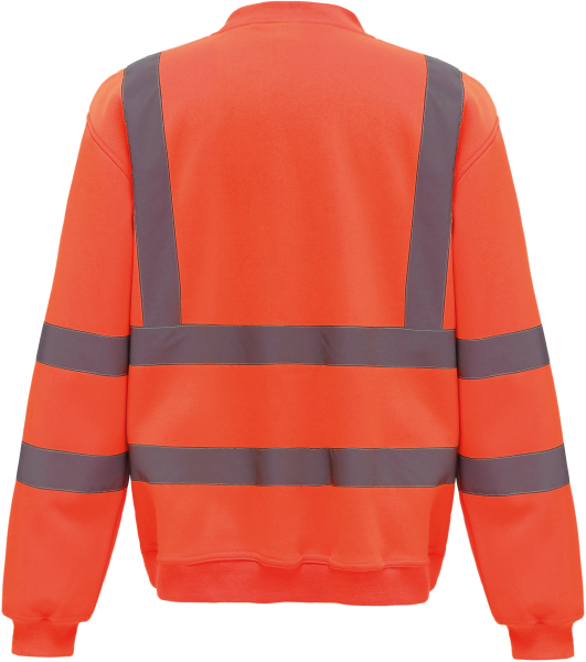 Sweat-shirt haute visibilité col rond – Image 9