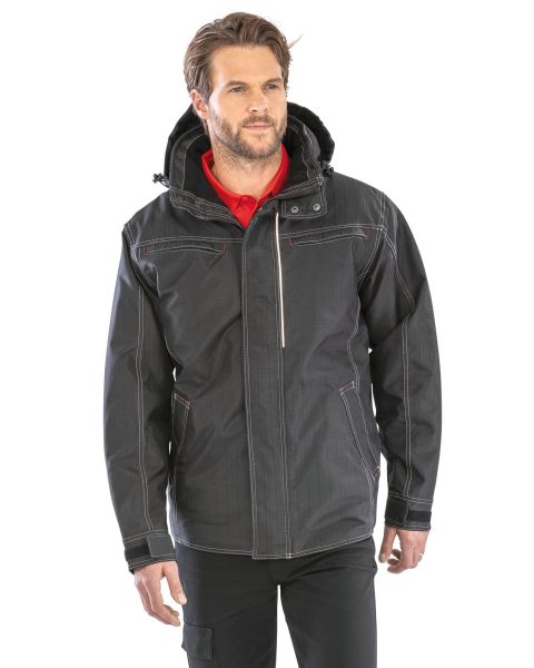 Parka robuste "effet denim" – Image 2