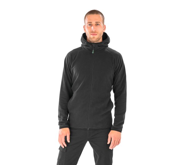 Veste à capuche en micropolaire recyclée – Image 2