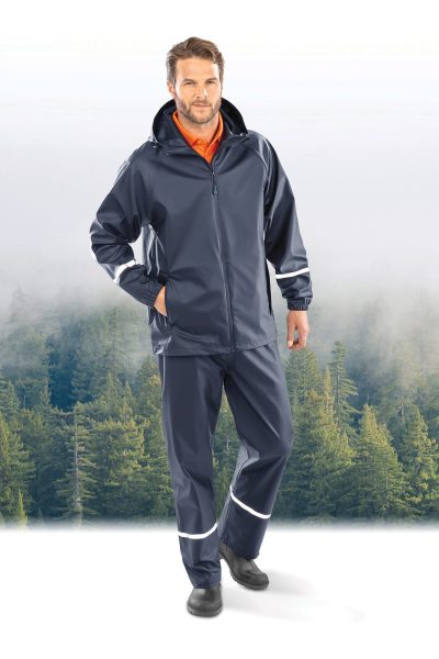 Veste imperméable Prism PU avec bandes réfléchissantes – Image 9