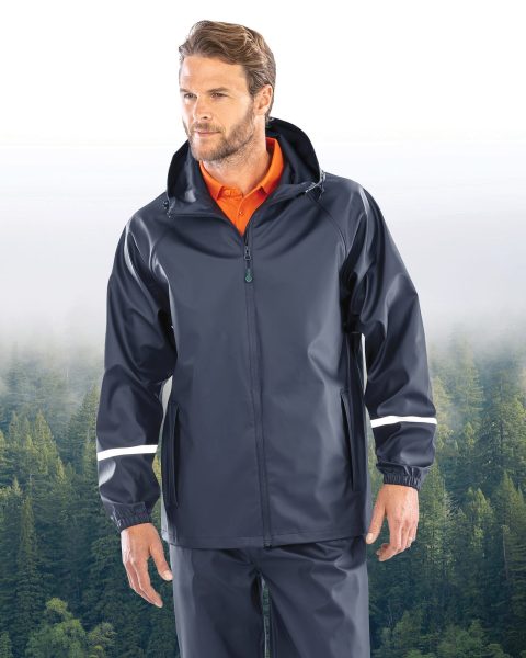 Veste imperméable Prism PU avec bandes réfléchissantes – Image 11