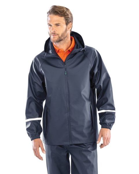 Veste imperméable Prism PU avec bandes réfléchissantes – Image 12