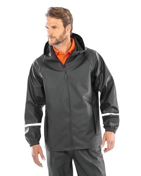 Veste imperméable Prism PU avec bandes réfléchissantes – Image 6