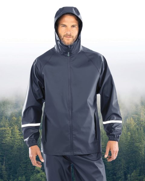 Veste imperméable Prism PU avec bandes réfléchissantes – Image 7