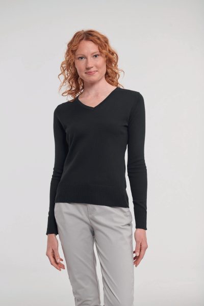 Pullover femme col v – Image 3