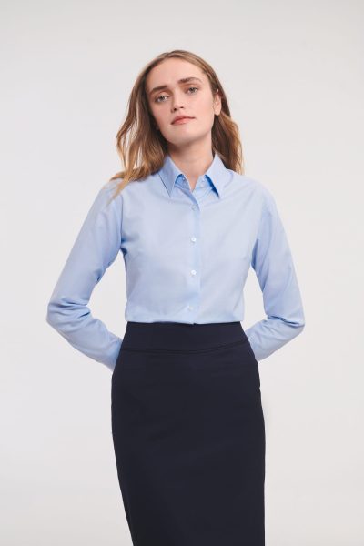 Chemise femme manches longues Oxford