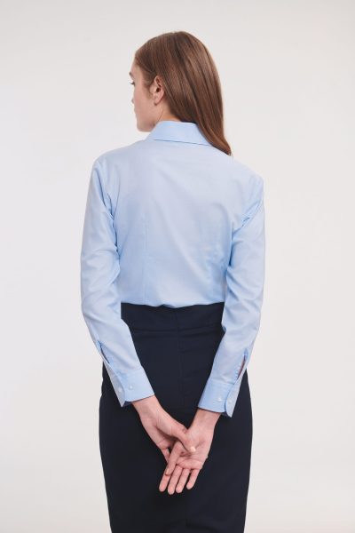 Chemise femme manches longues Oxford – Image 2