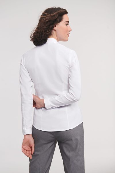 Chemise femme manche longues à chevrons – Image 2