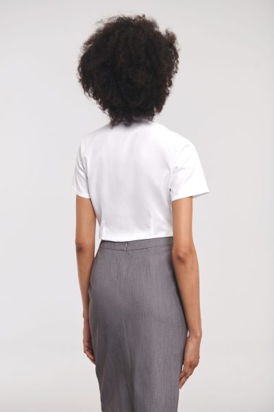 Chemise femme manche courtes à chevrons – Image 2