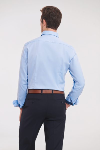 Chemise à motifs chevrons manches longues – Image 2