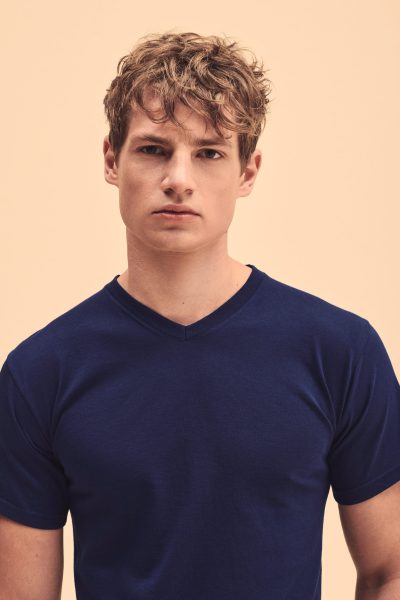 T-shirt homme col v Valueweight (61-066-0) – Image 98