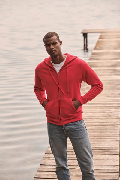Sweat-shirt homme zippé capuche Classic (62-062-0)